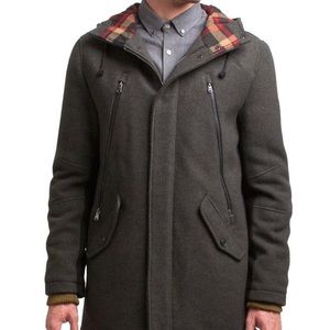Civil Society Amsterdam Wool Fish Tail Parka - Med